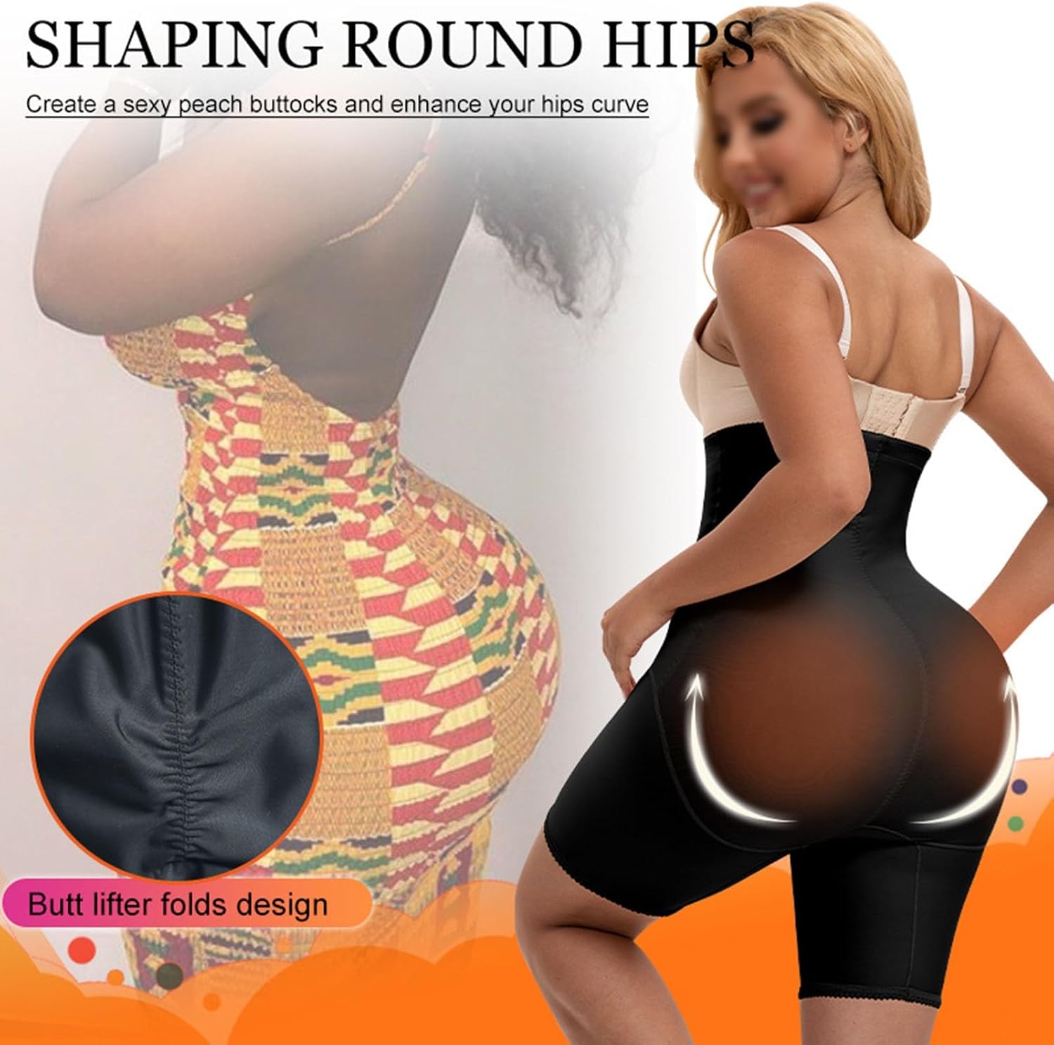 Womens Post Surgery Postpartum Compression Hi-Waist Butt Lifter Tummy Control Girdle Thigh Slimming Faja