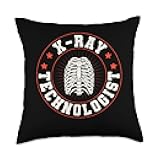 Xray Technologist Xray Tech JM0 Xray Tech Radiologic Technologist X-Ray Throw Pillow, 18x18, Multicolor