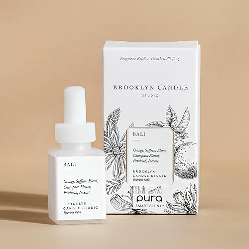Miniatura 2 de Pura & Brooklyn Candle Studio - Recambio de aroma para el hogar, difusor de aire inteligente, hasta 120 horas de fragancia de lujo por recarga,