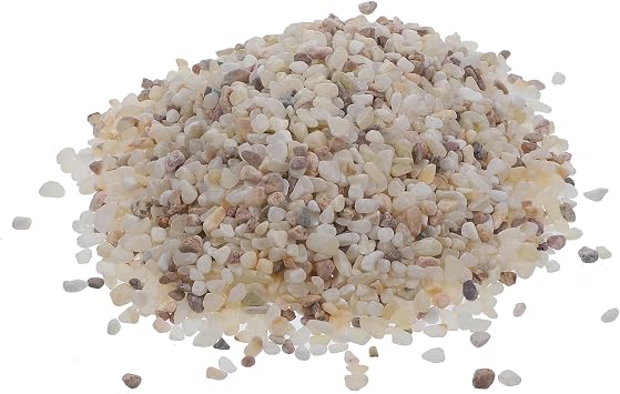 Toyvian Aquarium Gravel Fish Tank Gravel Natural Polished 1kg Decorative for Freshwater Aquariums and Fish Tank Sand