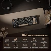 RedThunder K65 65% Wireless Mechanikus Gaming Billentyűzet QWERTZ RGB Retro 2