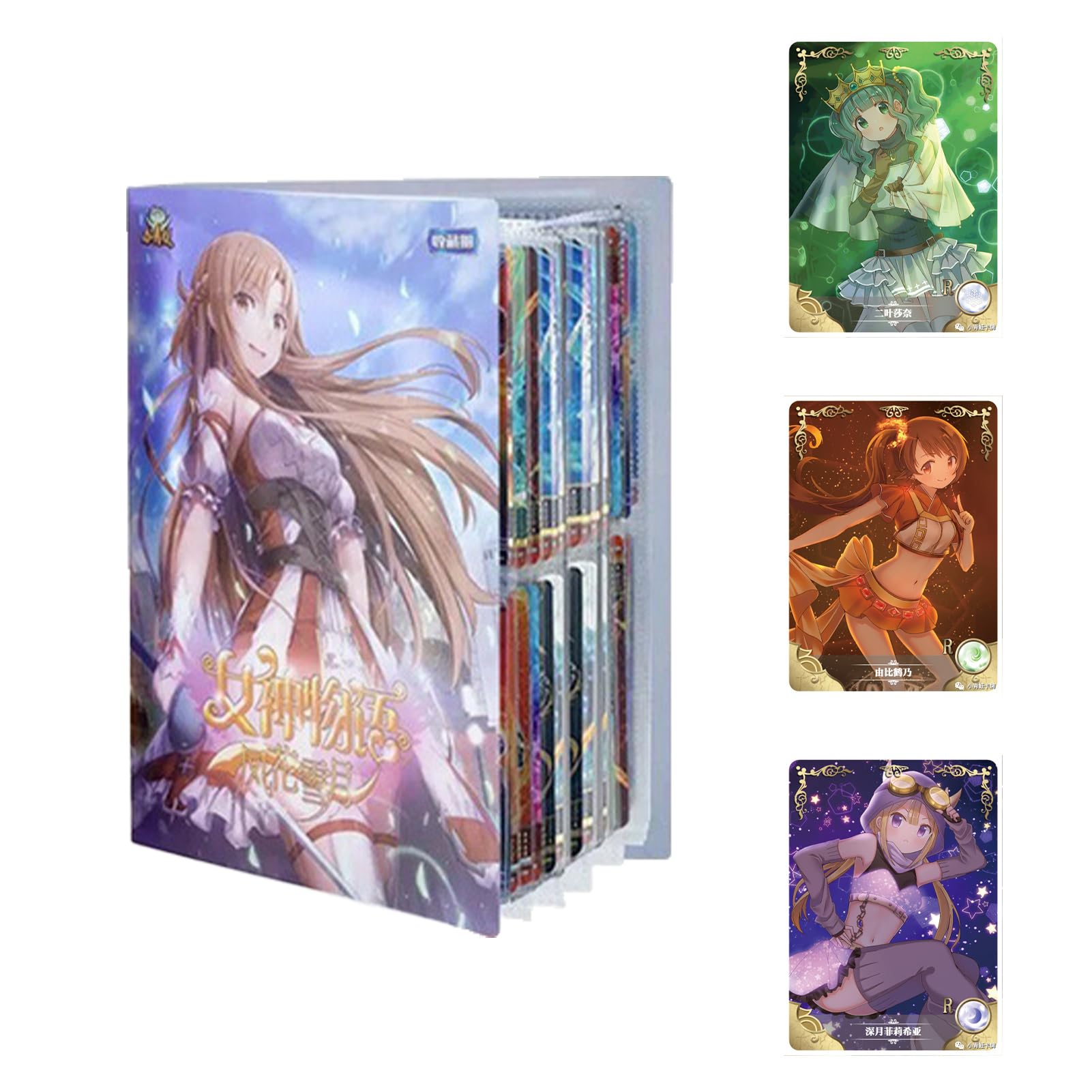 Waifu Card Goddess Story, Trading Card Booster, Waifu Trading Cards favorite for Fans, Children and Adults TCG CCG Card 2023 Waifu Card Goddess Story (Collection Book)