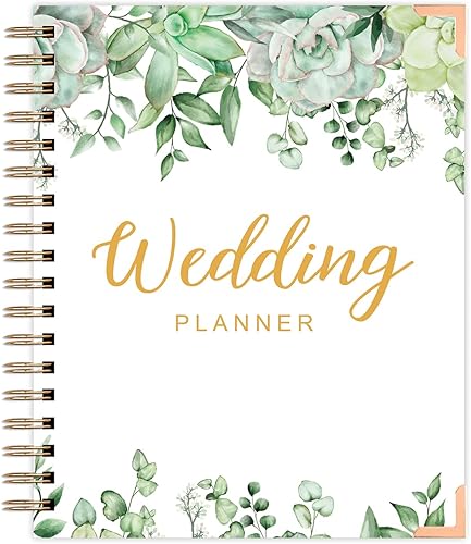 Agenda de boda, agenda de boda y organizador para la novia, libro de planificación de boda, regalo único de compromiso para parejas recién