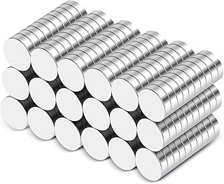 Small Magnets, 180 Pack Refrigerator Magnets 6x2mm Rare Earth Magnets Neodymium Magnets for Crafts, Whiteboard, Kitchen Cabinet