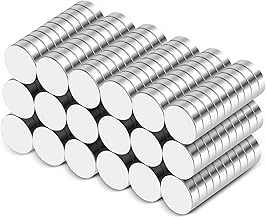 Small Magnets, 180 Pack Refrigerator Magnets 6x2mm Rare Earth Magnets Neodymium Magnets for Crafts, Whiteboard, Kitchen Cabinet