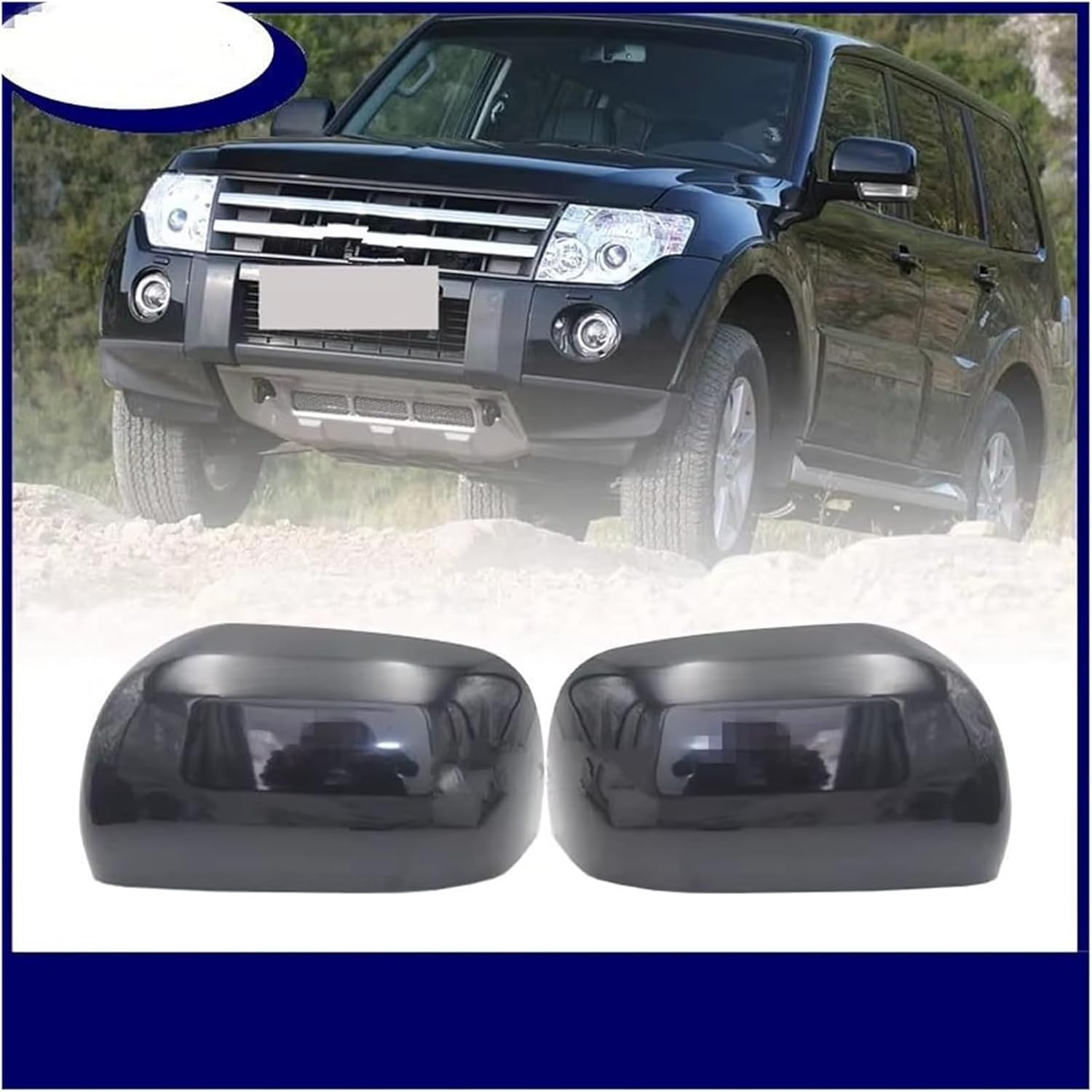 ミラーアセンブリ と互換性のあるパジェロ V73 V87 V93 V97 2007-2020 バックミラーカバーキャップ(R)