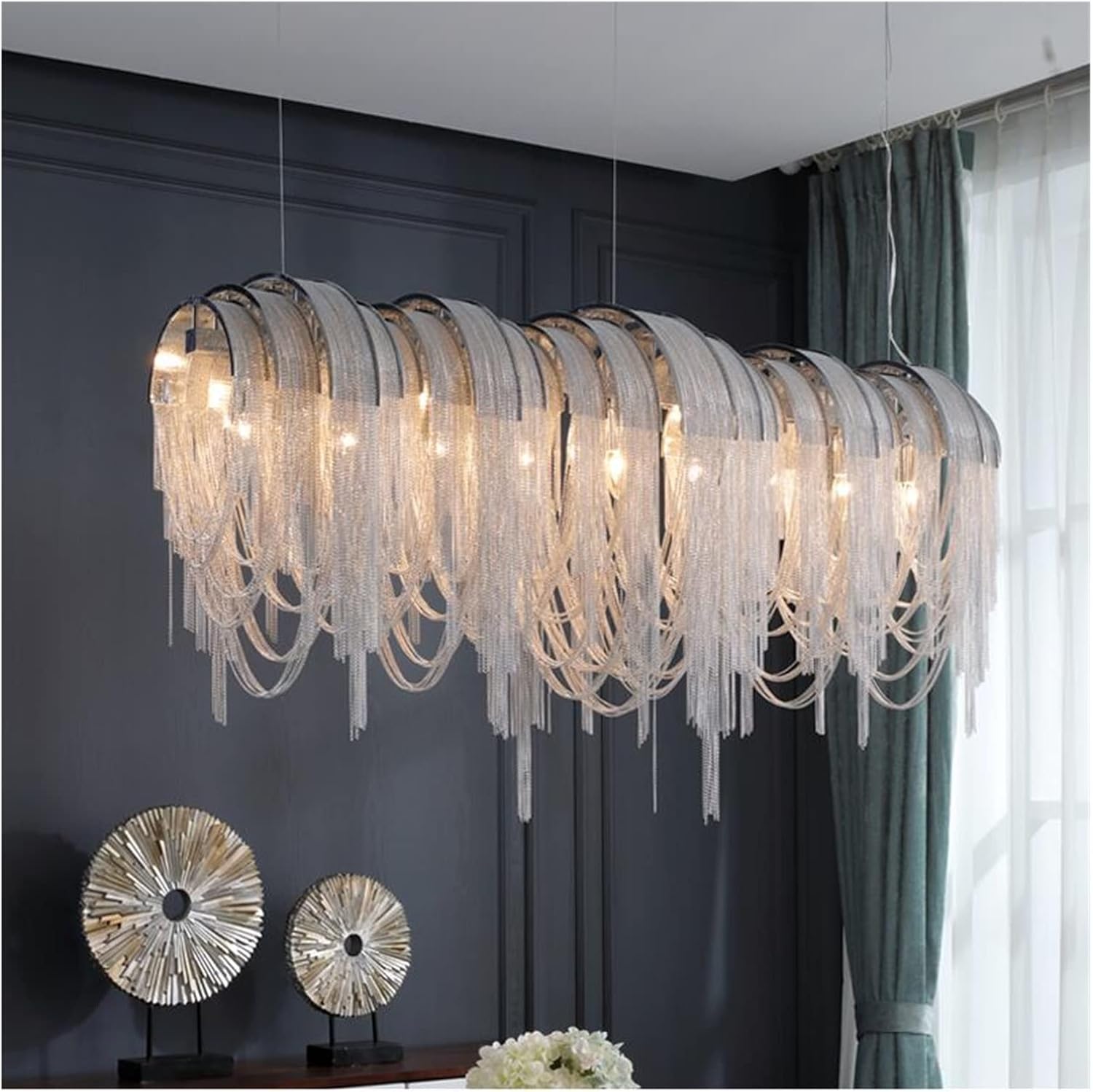 きき ZXDTVFGN ヴィンテージ クリスタル LED アルミニウム器具