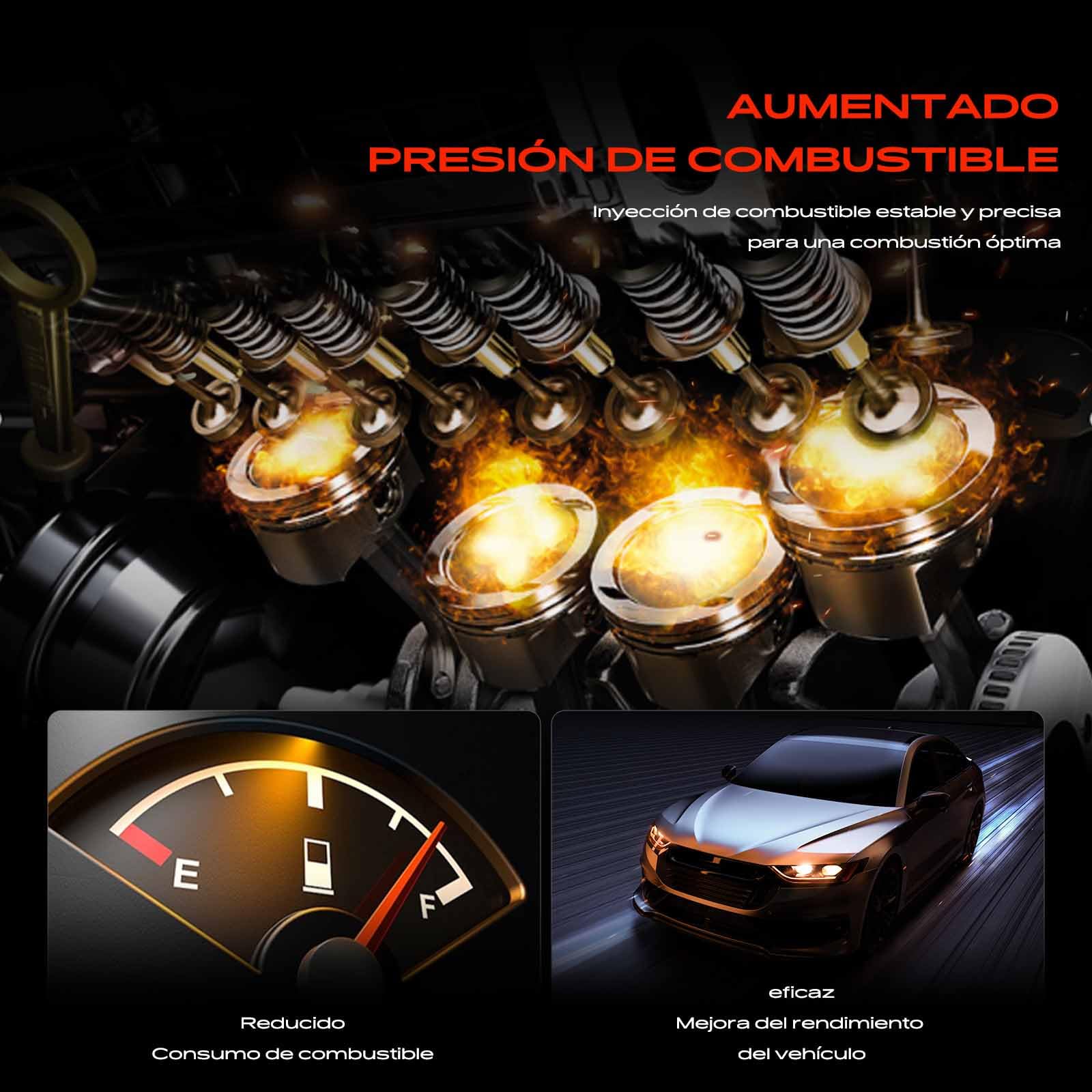 Frankberg Bomba de combustible de alta presión Compatible con Golf Plus 521 5M1 1.6 FSI A3 8P1 1.6 FSI Golf V 1K1 1.6 FSI E.O.S 1F7 1F8 1.6 FSI Golf V 1K1 1.4 FSI Replace# 03C127025R,03C127025K