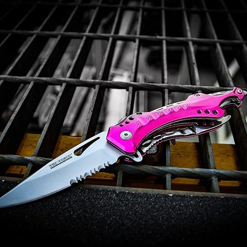 Miniatura 6 de Tac Force - Serie TF-705 - Abrebotellas, punzón de vidrio y clip de bolsillo, táctico, EDC, rescate