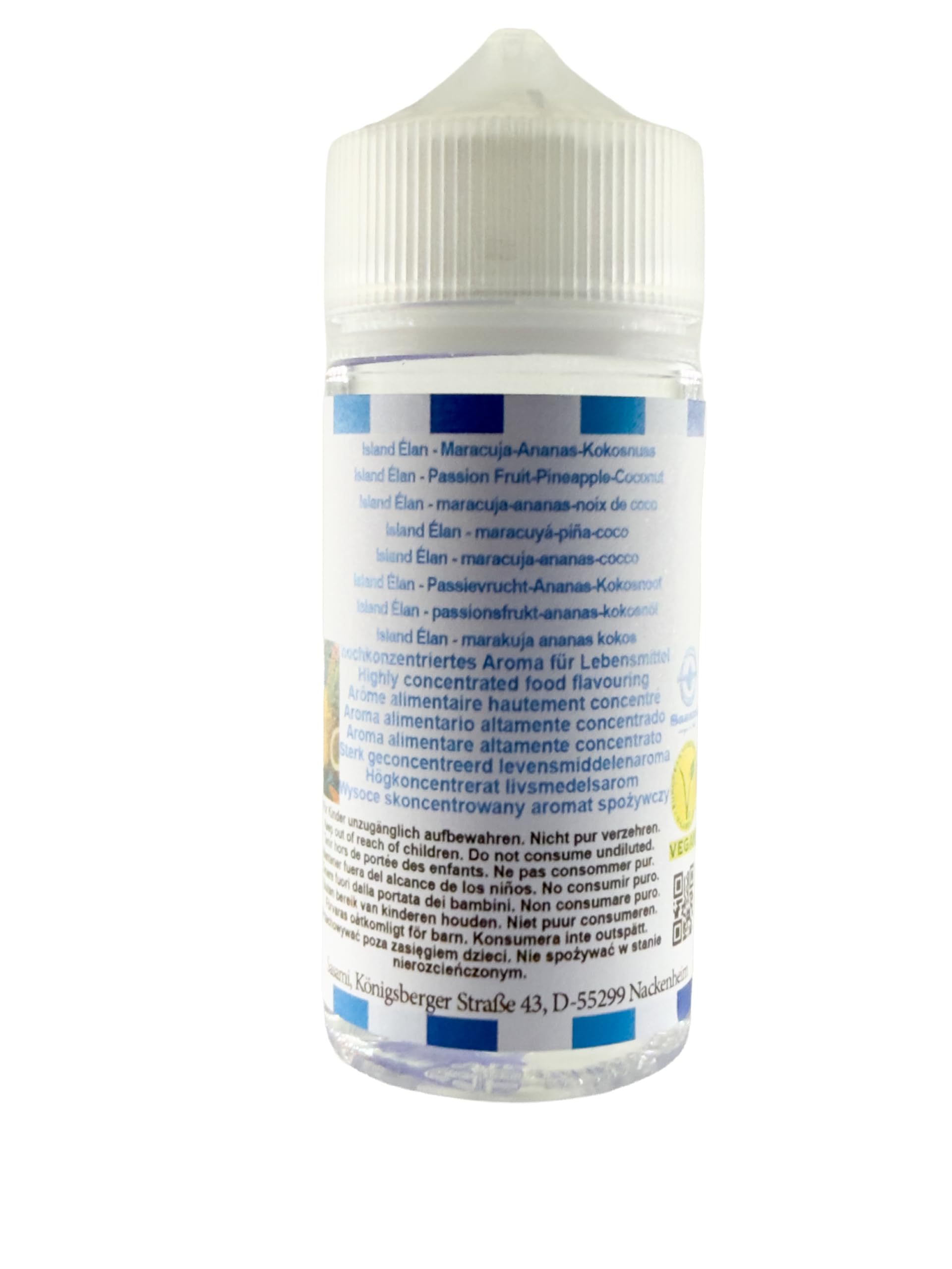 Island Élan - Maracuja-Ananas-Kokosnuss Aroma Konzentrat - Vegan - Sasami - 100ml