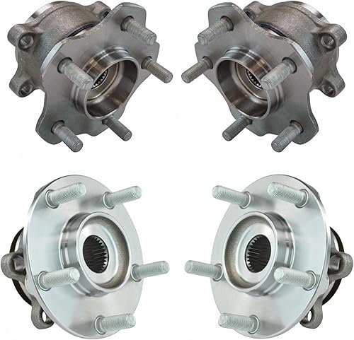 Vista 479 de TRQ Juego de 2 rodamientos y bujes de rueda trasera izquierda y derecha compatible con Ford Expedition 2007-2010 Lincoln Navigator 2007-2010