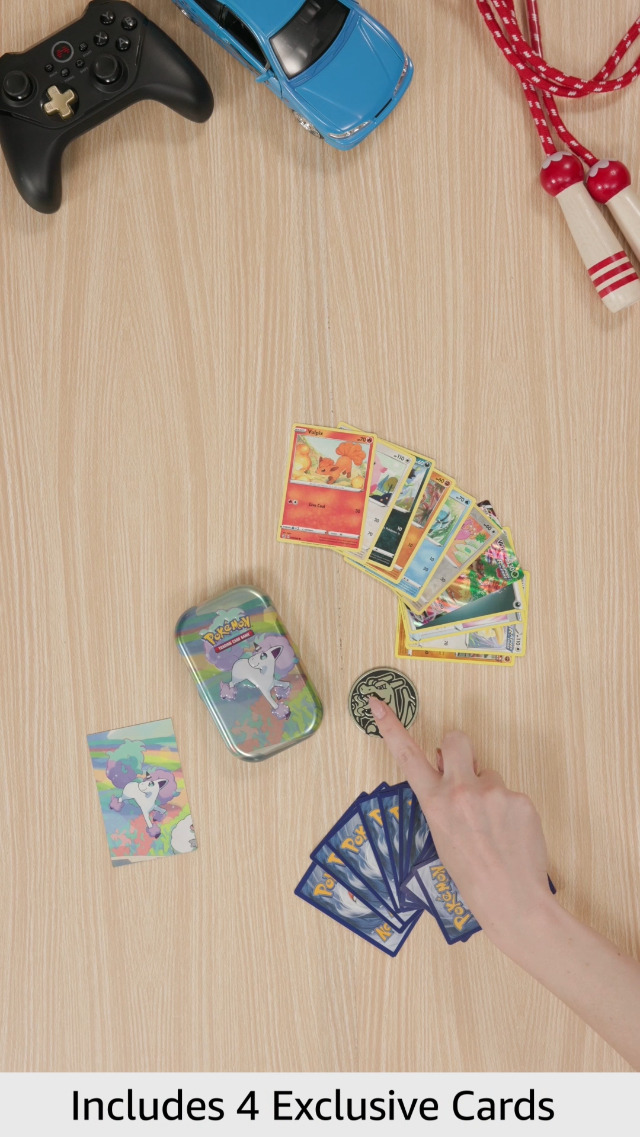 Amazon.com: POKEMON TCG: GALAR PALS MINI TINS/Promo Card Bundle
