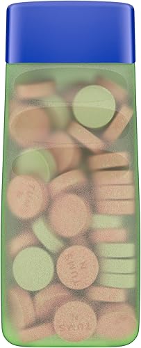 Miniatura 12 de TUMS Naturals Ultra Strength Antiácidos masticables para aliviar la acidez estomacal, cereza negra y sandía, 190 unidades