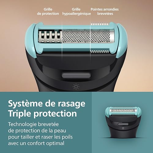 Philips Body Groomer 7000 Series - Trimmer for Men with 2D Flexing Head, Triple Protect Shave System, Interchangeable Heads, Intimate Trim & Shave, 100% Showerproof, 120 min. Runtime, Model BG7480/15 - 4