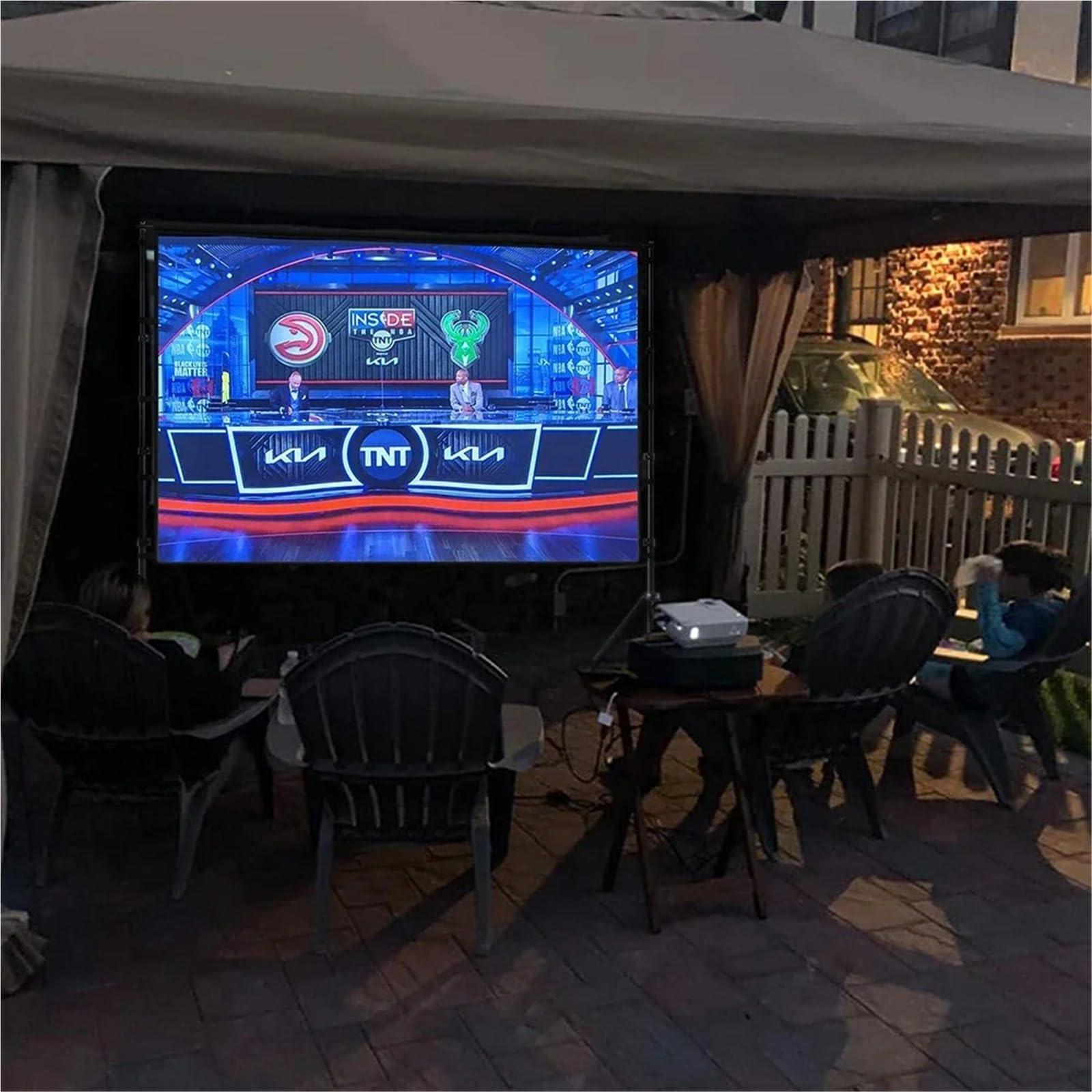 Pantalla De Proyector con Ángulo Visión 160° Sin Arrugas