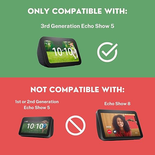 Miniatura 2 de matterform Echo Show 5 - Soporte de montaje de cocina para debajo del gabinete de 3 generación para dispositivos Tienda Alexa  Compatible con el