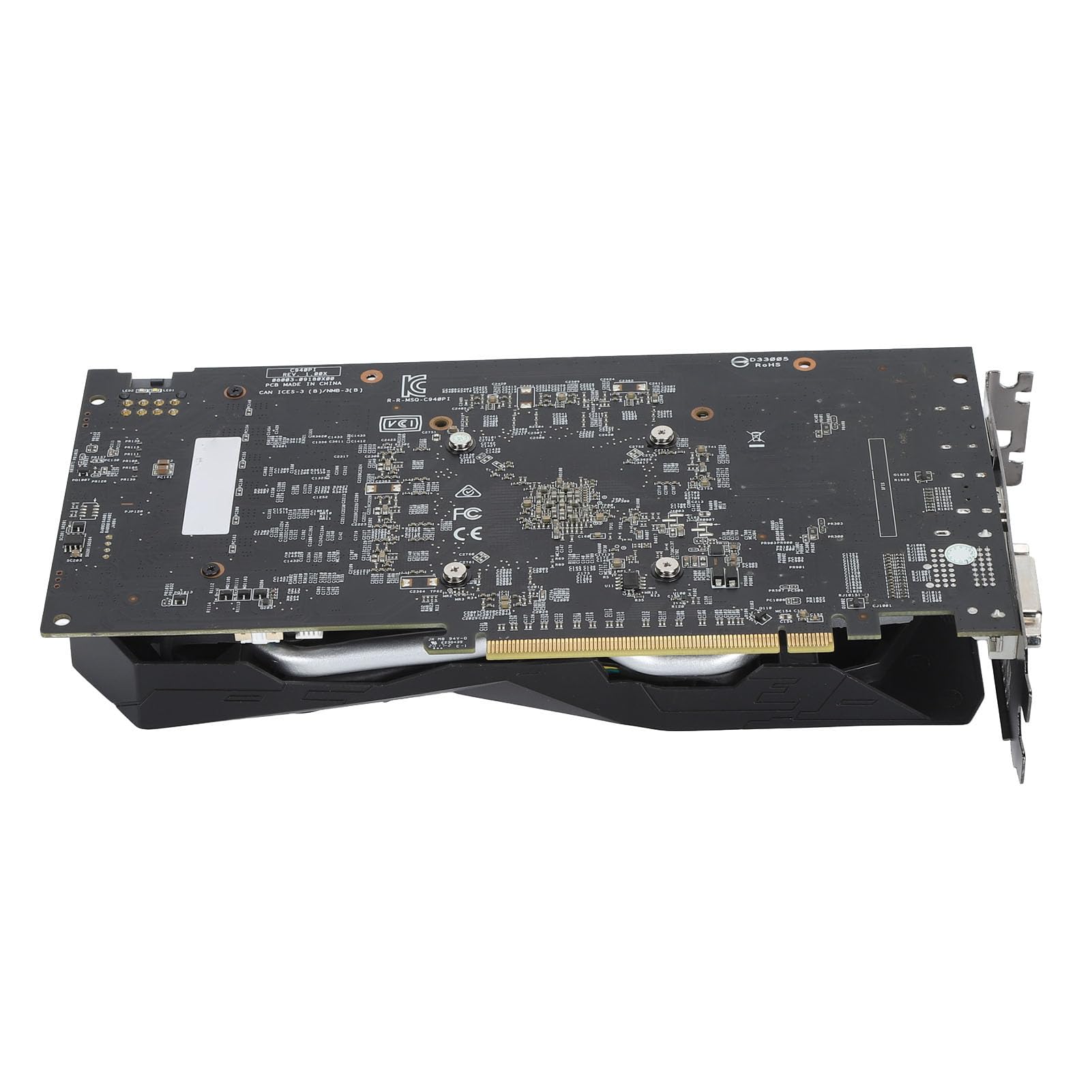 RX580 8 GB Karta Graficzna, Karta Graficzna Gier z Pamięcią 256 -bitową dla Komputera Stacjonarnego, Wentylator Podwójnego Chłodzenia, częstotliwość Pamięci 7000 MHz, DVI