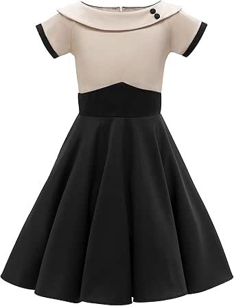 BlackButterfly Kinderen 'Valerie' Vintage Clarity Jaren `50 Meisjes Jurk