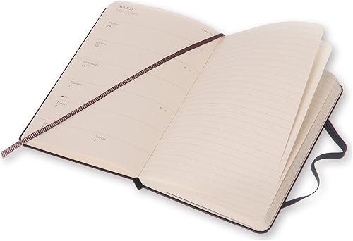 Miniatura 5 de Moleskine Cuaderno semanal 2016-2017, 18M, bolsillo, negro, tapa dura (3.5 x 5.5)
