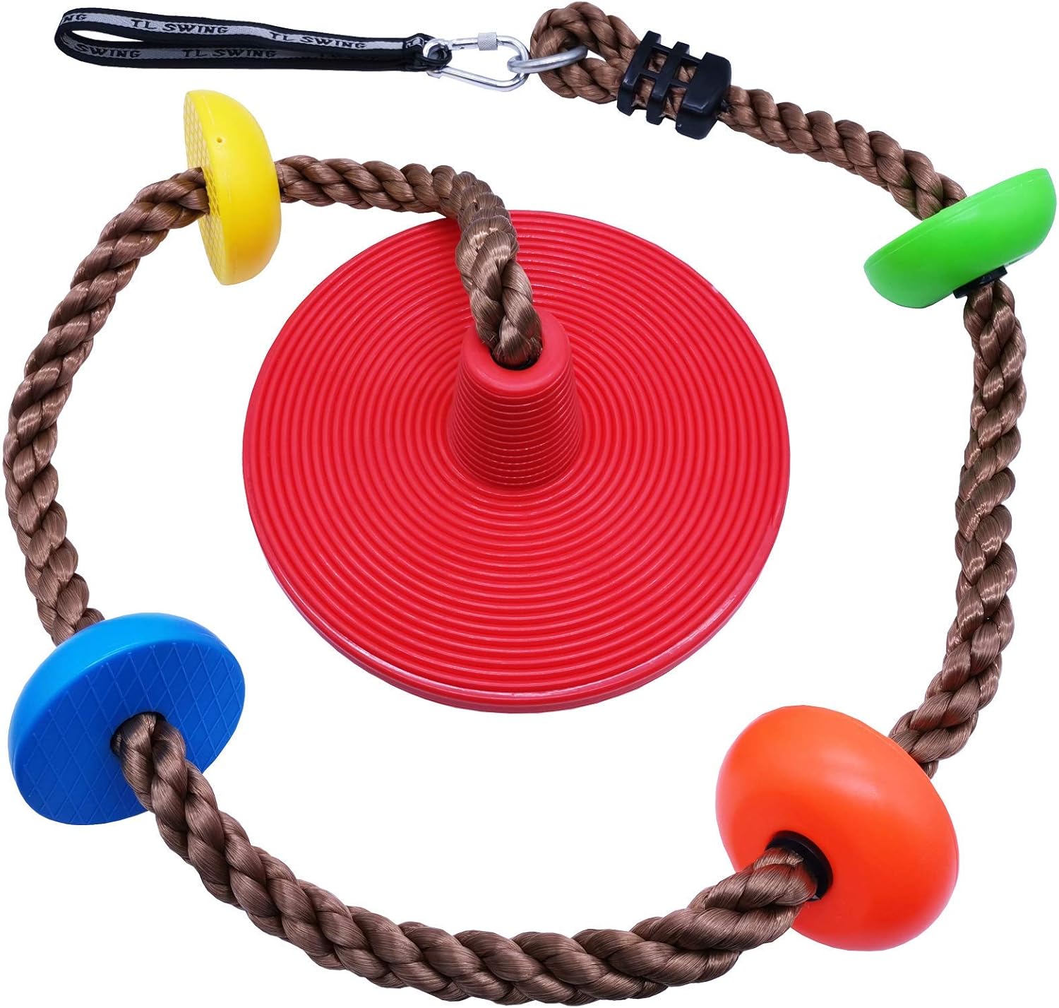 Xinlinke Tree Climbing Rope and Kids Disc Swing Seat Set Outdoor Backyard Playground Accessories : Toys & Games