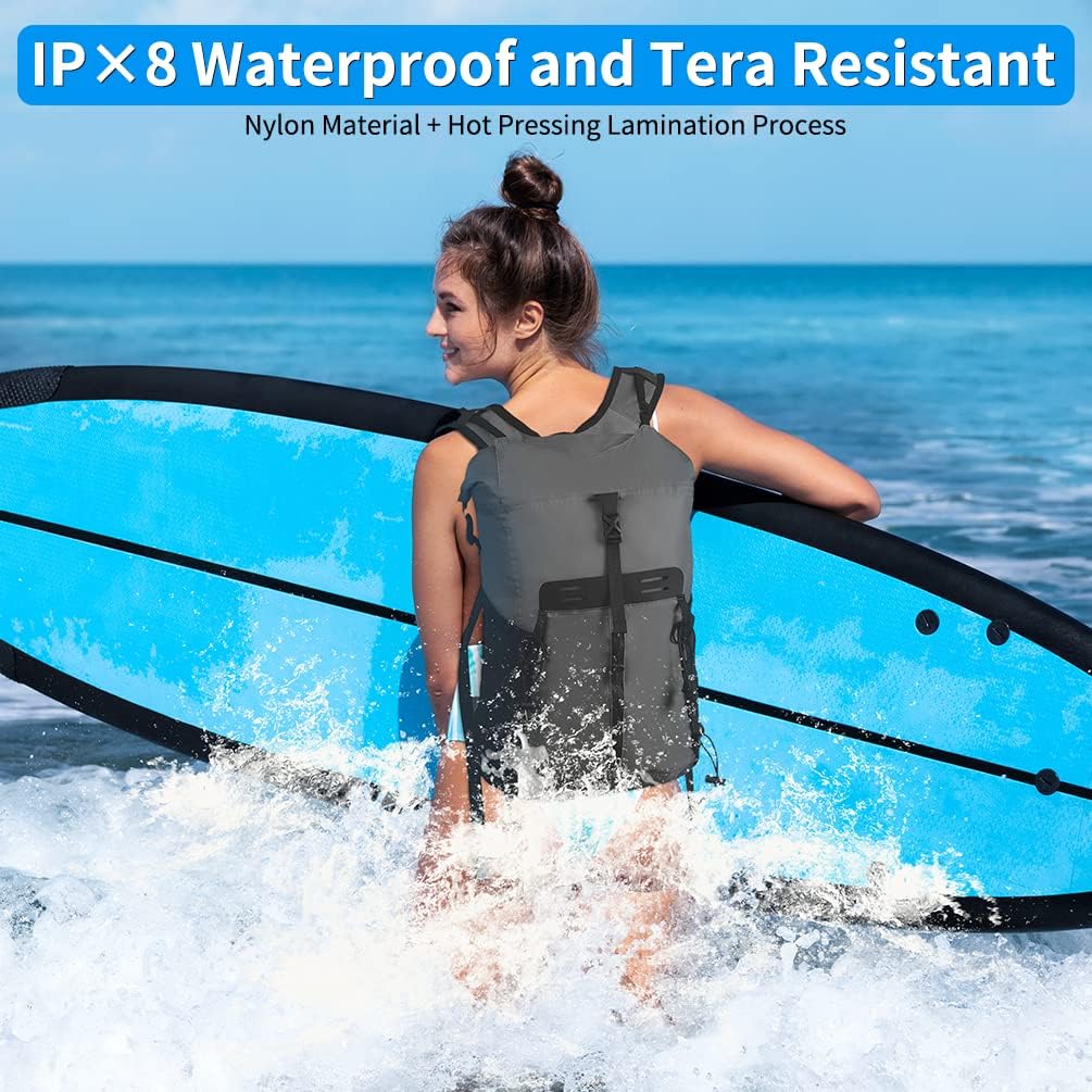 Dry Bag Waterproof Sack Backpack 20L Dry Rucksack Lightweight Canoe