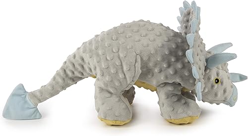 Vista 24 de goDog Dinos Spike Squeaky - Juguete de peluche para perro, tecnología Chew Guard, verde, pequeño Dinos Bruto (Púrpura)