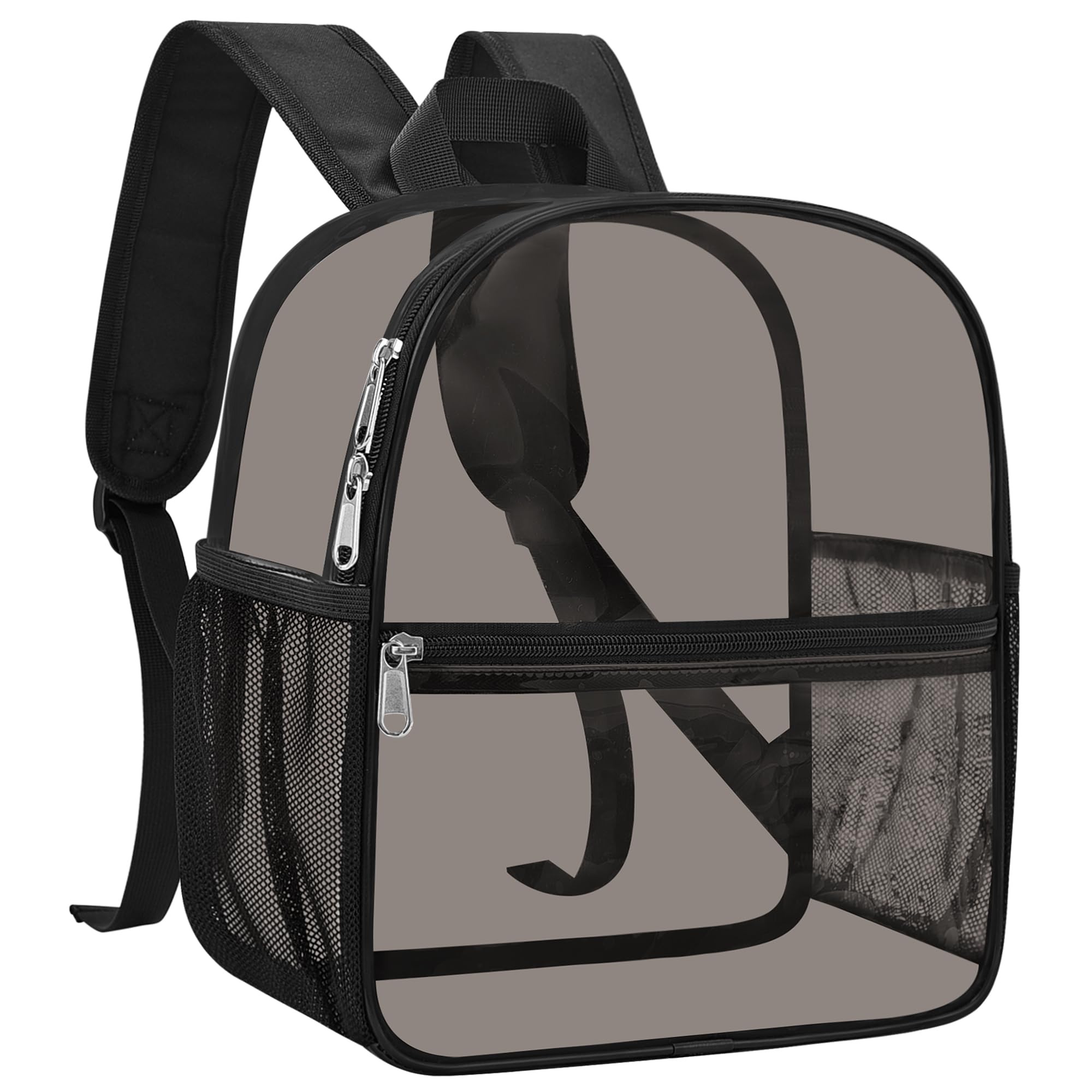 USPECLARE Clear Backpack for Stadium Approved 12×6×12 Transparent Bag | Small Clear Bag with Wider Shoulder Straps for Stadium Events Concert Work Festival