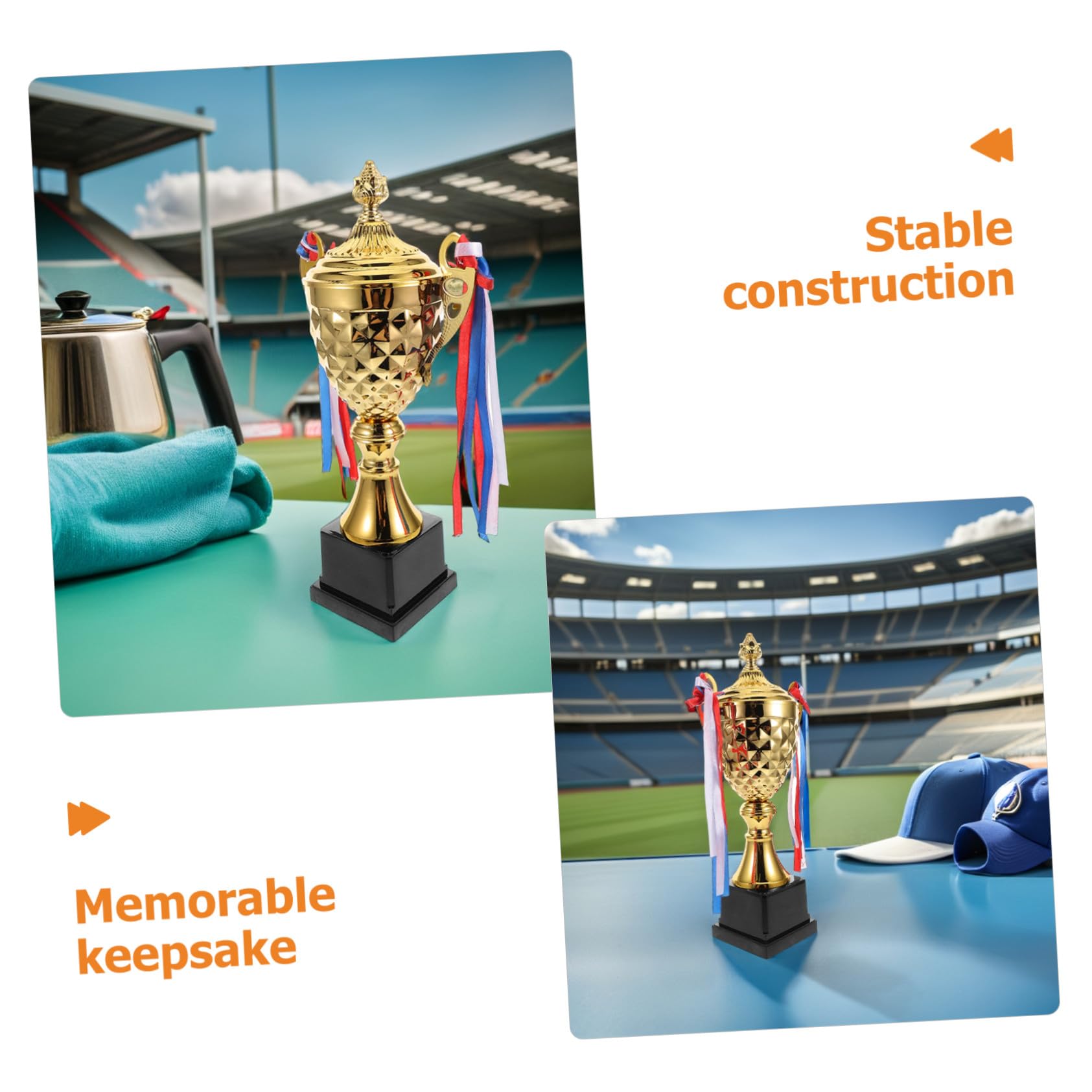 SOIMISS Mini De Coche De Campeonato De Fútbol Estrella Copa De Copa Deportivo Premios Deportivo De Oro