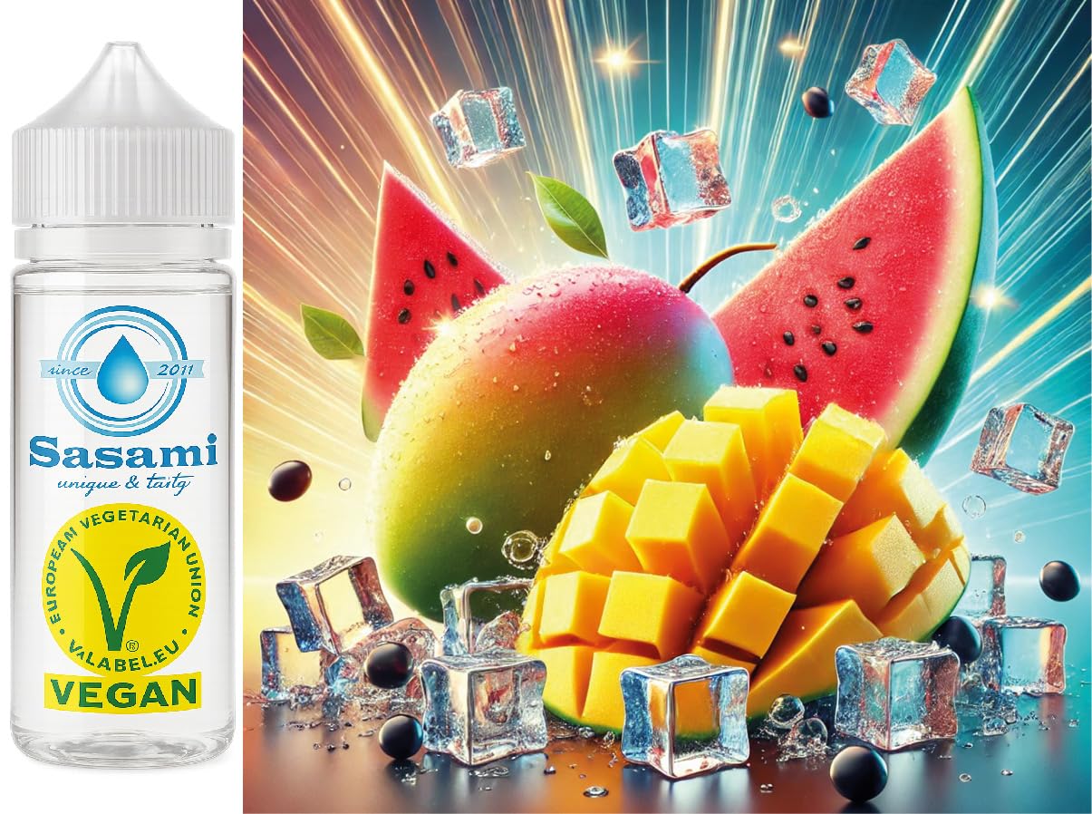 Tropical Freeze - mango anguria ghiaccio aroma concentrato - vegano - Sasami - 100ml