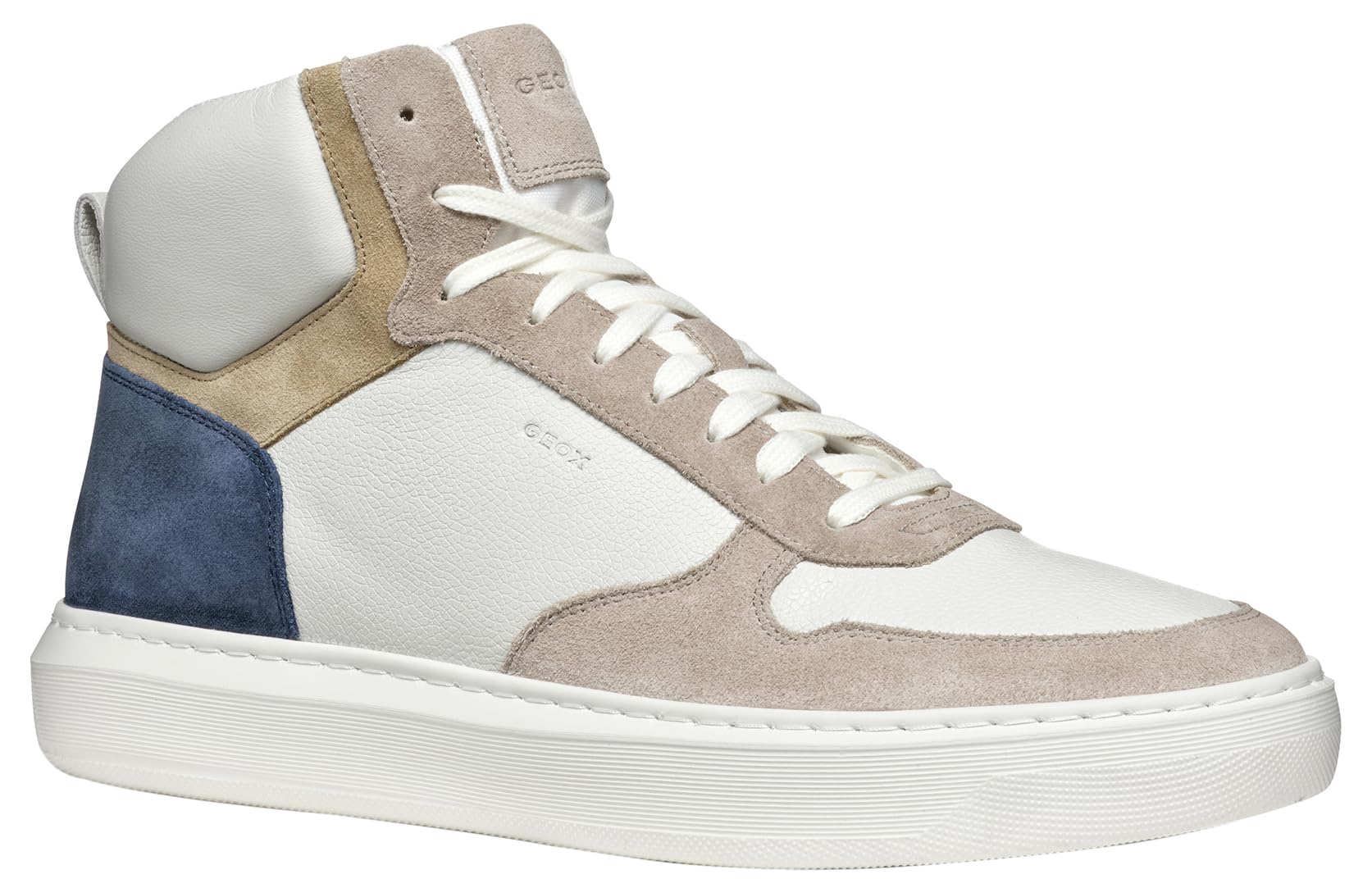 Geox Men's U DEIVEN C Sneaker, White/Off White, 6.5 UK