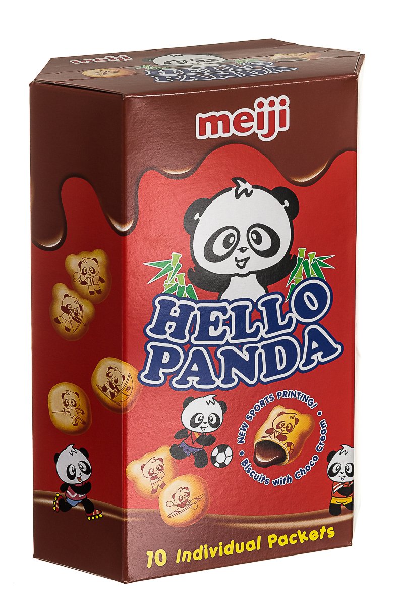 MeijiHello Panda Chocolate Biscuit, 9.1 Ounce