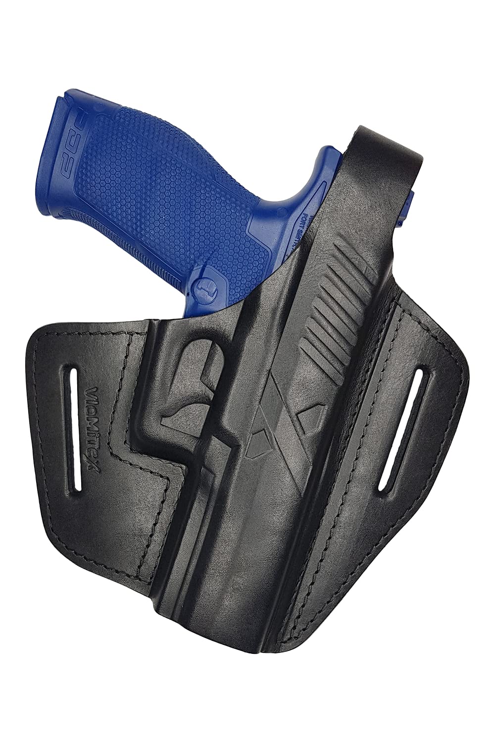 VlaMiTex B8 Leder Gürtel Holster für Walther PDP Lauf 4,5 Zoll