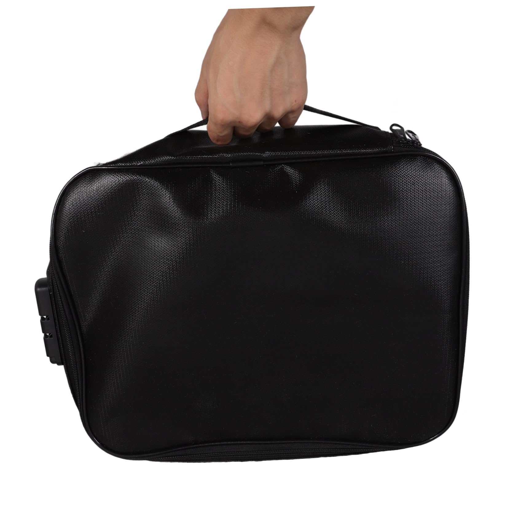 Veemoon Borsa Documenti Ignifuga Con Serratura Organizer Multi-livello Per Viaggio e Casa Ampio Spazio Di Archiviazione Per Documenti Importanti e Accessori Design Elegante e Funzionale