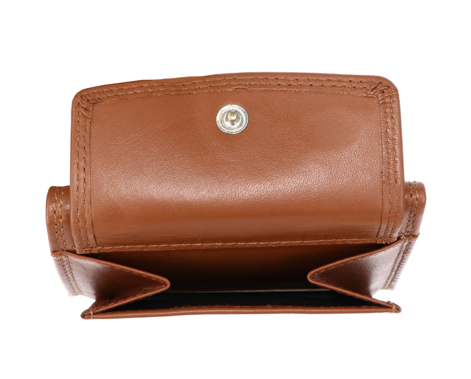 Golden Head Polo RFID Protect Petite Billfold Coin Wallet Black, koniak, Einheitsgröße, Klasyczny i elegancki