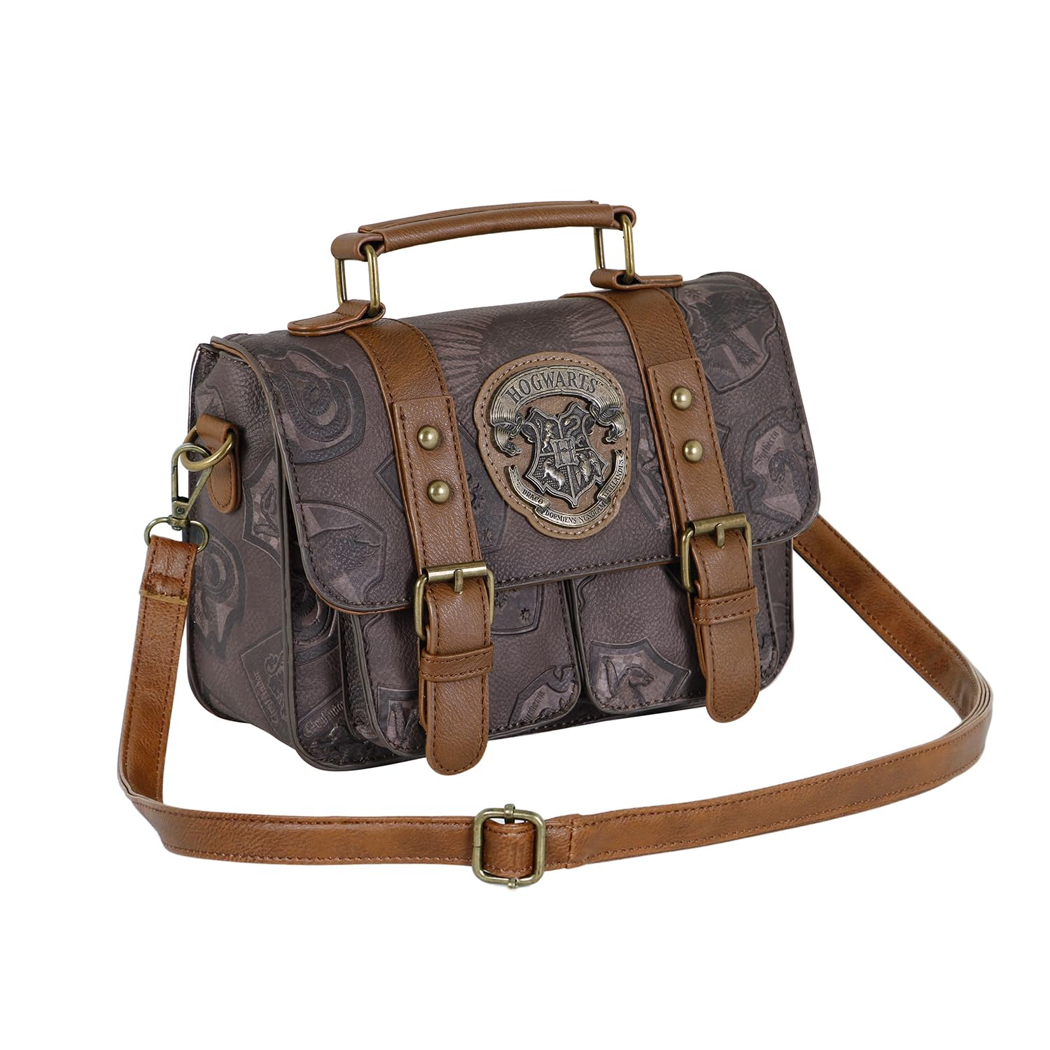Harry Potter Pride -Mała Torebka na Ramię Satchel, Brązowa, 23 x 19 cm