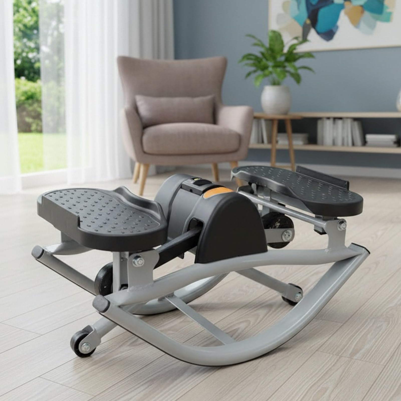 Sprzęt fitness Rock Stepper | Boczny ruch krokowy do domowego biura na siłownię - wzmocnienie nóg brzucha - mężczyźni kobiety