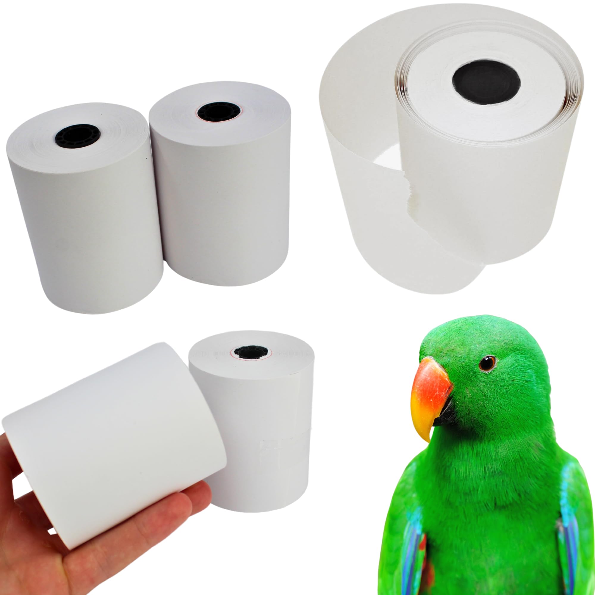 Bonka Bird Toys 3135 Pk2 Large Shredmaster Refill for Birds, 3" Tall x 2.25" Wide, 100% Bird-Safe Materials, Designed for Large Shredmaster Toy, Ideal