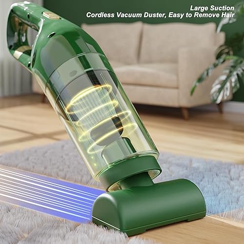 Miniatura 5 de Cordless Vacuum Duster, 4000mAh Cordless Electric Air Duster Fast Charge Low Noise for Family Office Car