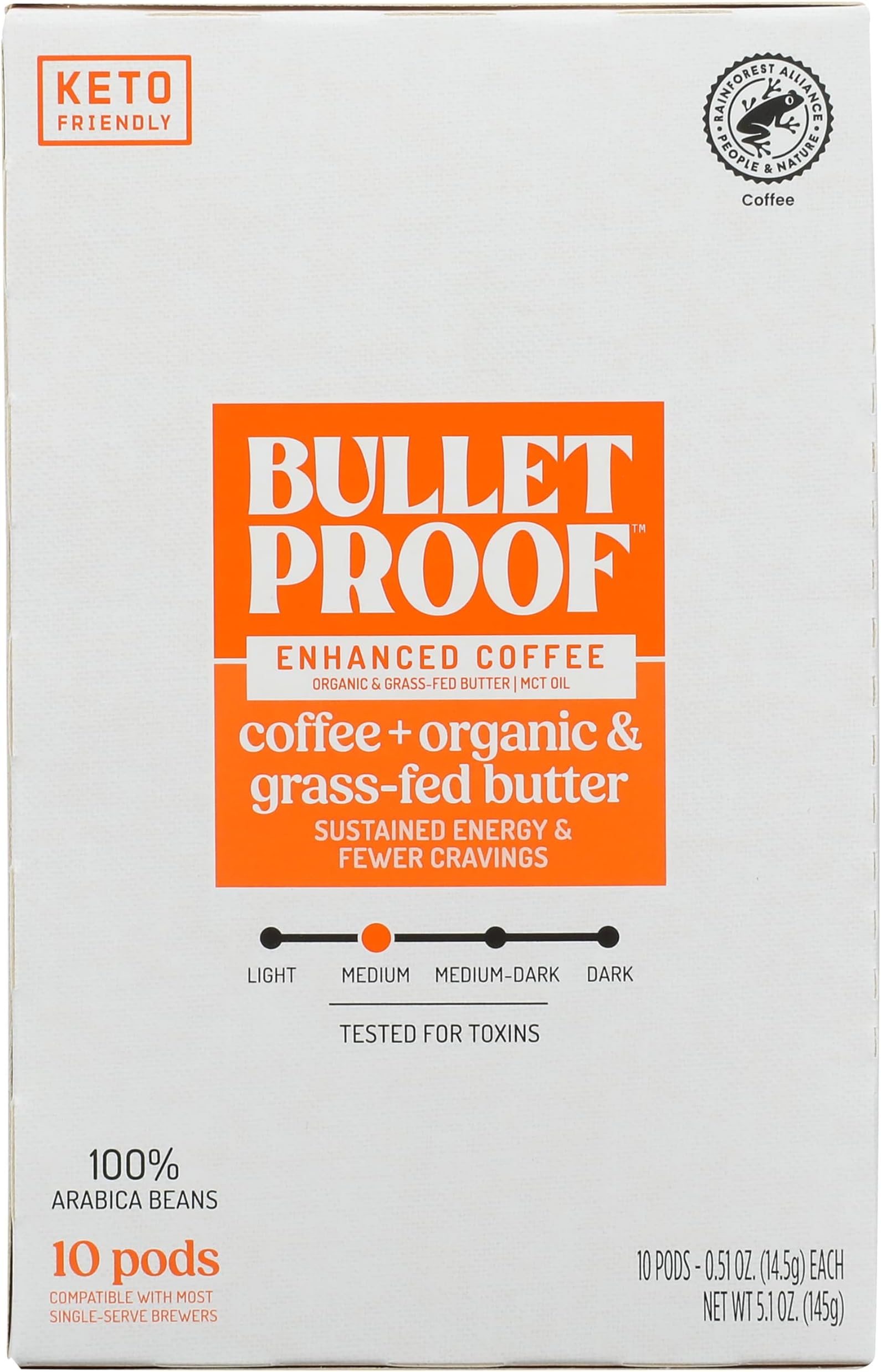 Bulletproof Keto Original K Cup Coffee, 5.1 OZ