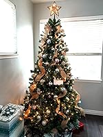 Vista 4 de Home·FSN Cinta para manualidades de tela de arpillera de 3 pulgadas de ancho, 10 yardas para fiestas, Acción de Gracias, Navidad, vacaciones