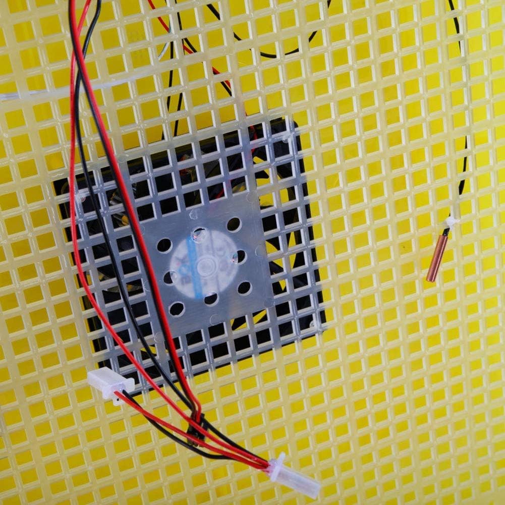 112 Digital Egg Incubator with Egg Trays Temperature Humidity Control & Automatic Turning Poultry Hatcher for Quails Chicken Duck Goose Birds (atcher for Quails Chicken Duck Goose Birds (220V) ()