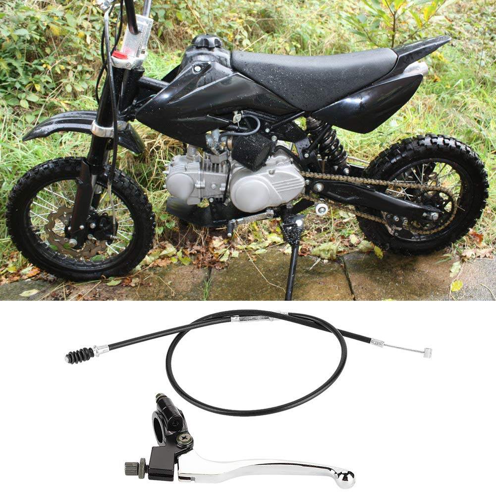 Jadeshay 7/8in Leva Frizione del Freno Moto e Cavo Adatto per 125 140cc Stomp IMR SSR CRF 50 70 XR KLX110 Pit Dirt Bike