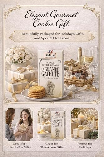 Miniatura 7 de St. Michel La Grande Galette - Galletas de mantequilla francesa, 1.3 libras