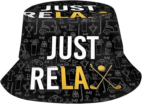 Sombrero deportivo con patrón de golf sombrero de pescador al aire libre para mujeres y hombres