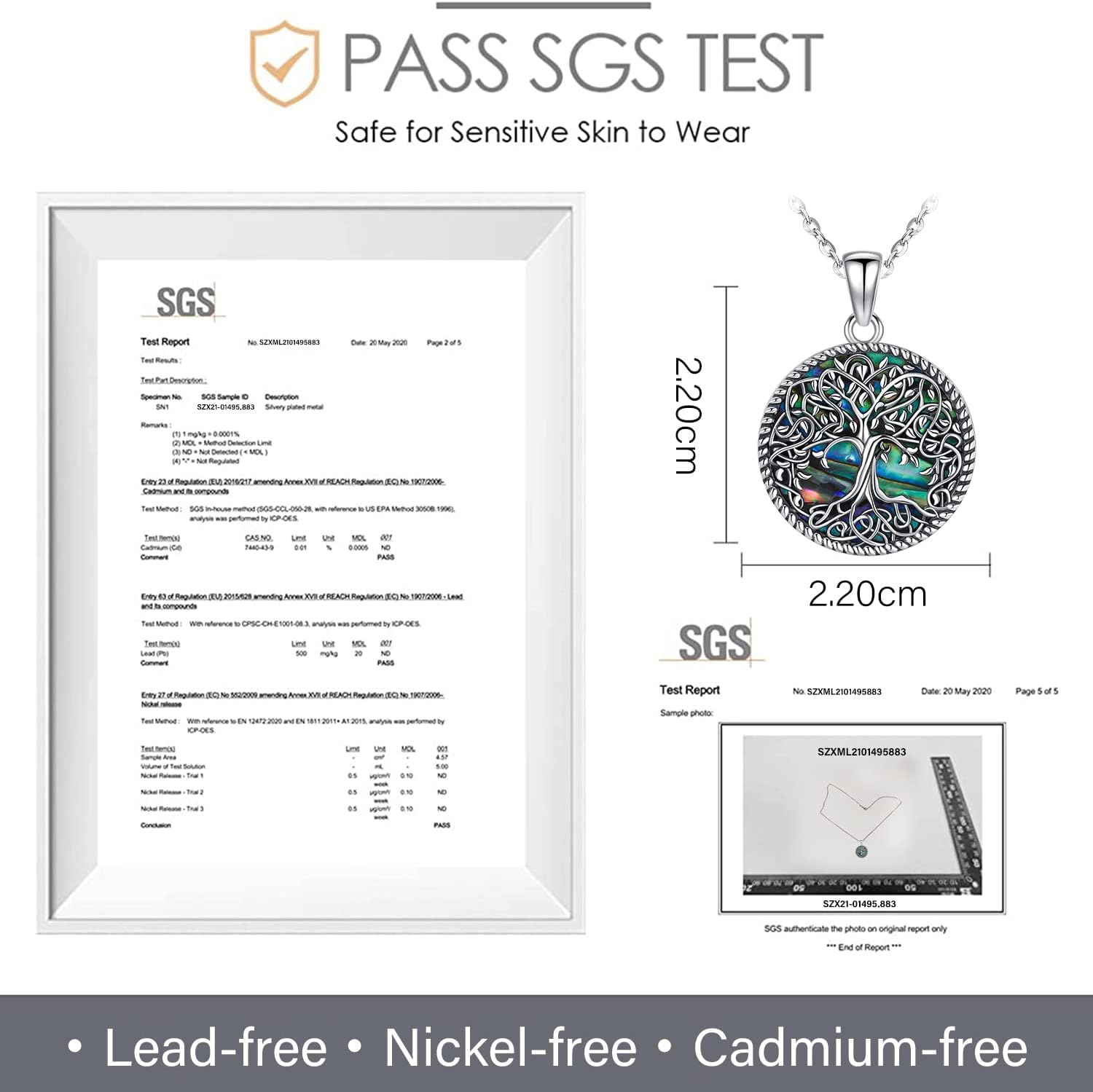 Odinstone Tree of Life Necklace, Sterling Silver Pendant for Women Family Tree Necklaces Jewelry for Mom/Wife/Grandma(With Fine Gift Box) - Image 5