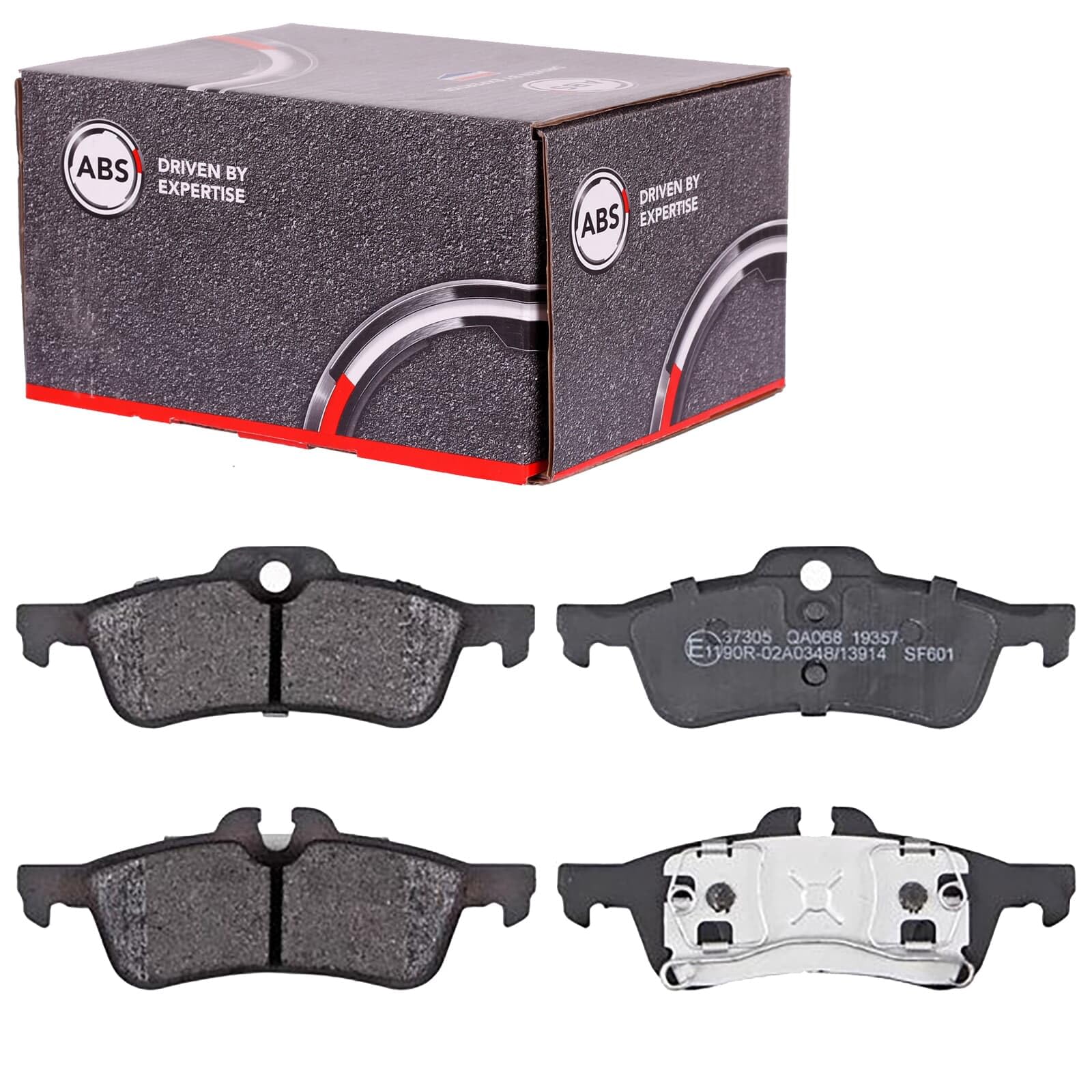 ABS Bremsscheiben 259mm + Beläge hinten | 17350 + 37305 + 39607 Kompatibel mit Mini (R50, R53),Mini Cabriolet (R52)
