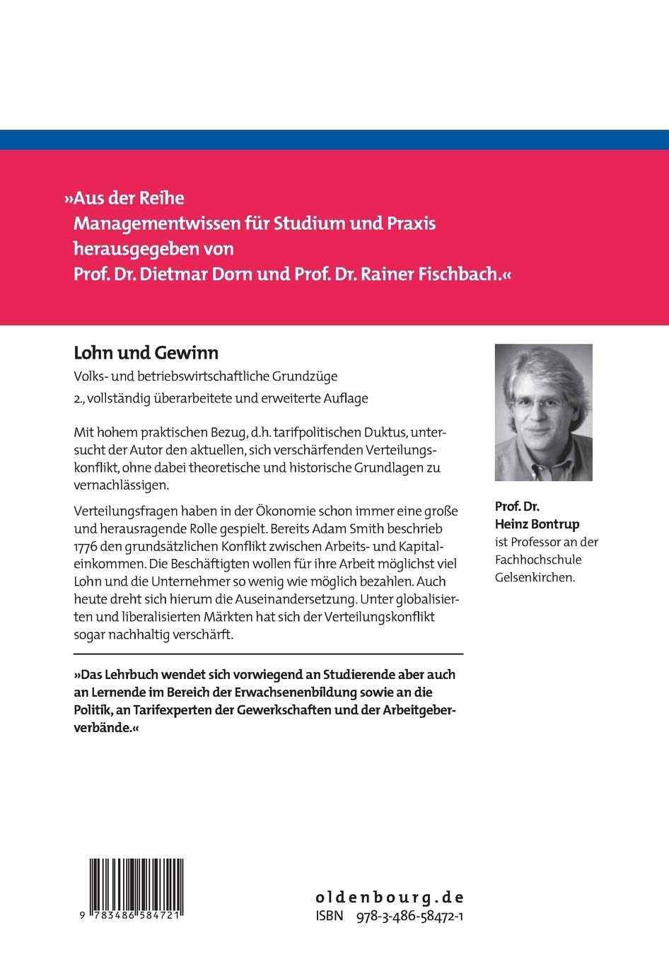 Lohn Und Gewinn: Volks- und betriebswirtschaftliche Grundzüge (Managementwissen für Studium und Praxis)