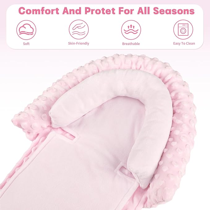 Insertos para asiento infantil para auto soporte cabeza y cuerpo miniatura 5