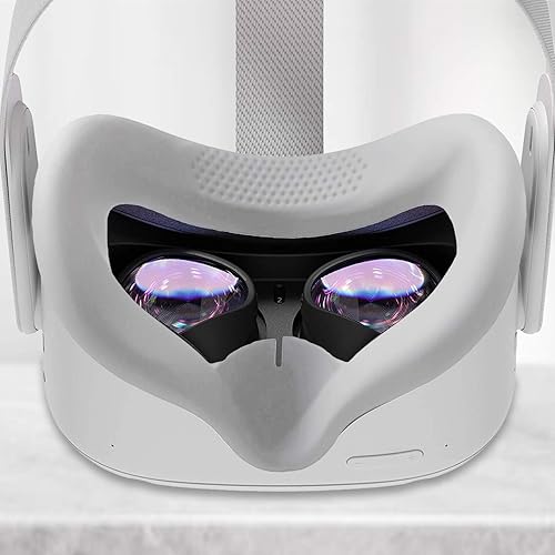 Miniatura 4 de Oculus Quest 2 - Juego de funda protectora, correas de control Oculus Quest 2, cubierta de lente Quest, cubierta protectora de lente para Oculus
