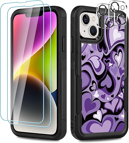 Miniatura 63 de Diseñada para iPhone 12/12 Pro, funda protectora delgada y ligera, de 6.1 pulgadas, para mujeres y niñas, bonito patrón de leopardo y guepardo